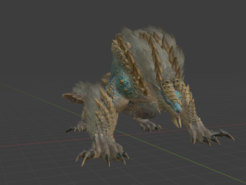 Zinogre - Monster Hunter World Model 3D