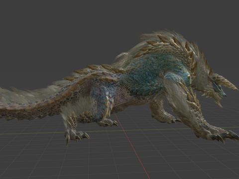 Zinogre - Monster Hunter World Model 3D