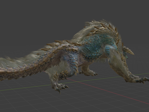 Zinogre - Monster Hunter World Model 3D