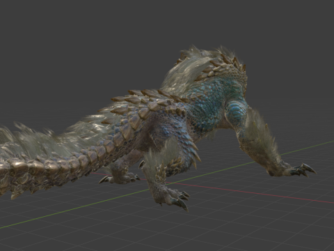 Zinogre - Monster Hunter World Model 3D