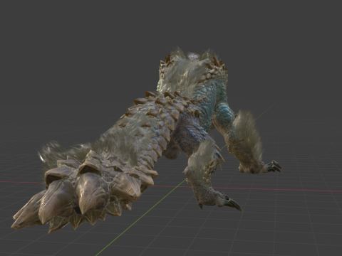 Zinogre - Monster Hunter World Model 3D