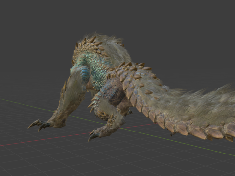 Zinogre - Monster Hunter World Model 3D