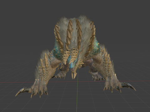 Zinogre - Monster Hunter World Model 3D