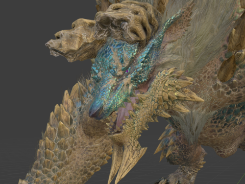Zinogre - Monster Hunter World Model 3D