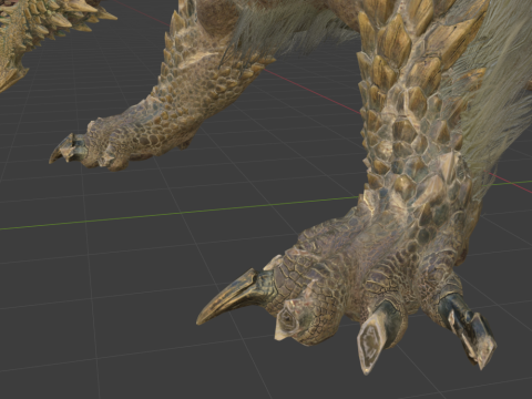 Zinogre - Monster Hunter World Model 3D
