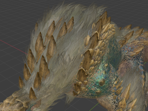Zinogre - Monster Hunter World Model 3D