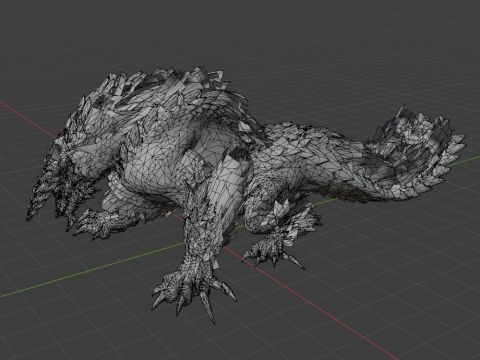 Zinogre - Monster Hunter World Model 3D