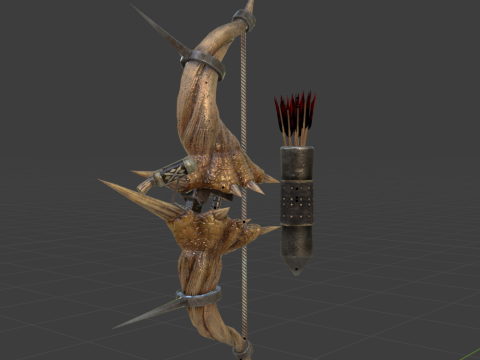 Diablos CoilBender - Monster Hunter World Modelo 3D