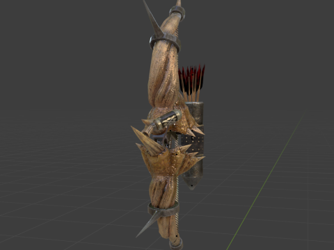 Diablos CoilBender - Monster Hunter World Modelo 3D