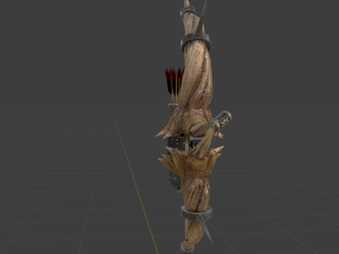 Diablos CoilBender - Monster Hunter World Modelo 3D