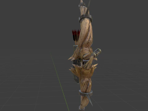Diablos CoilBender - Monster Hunter World 3D Model