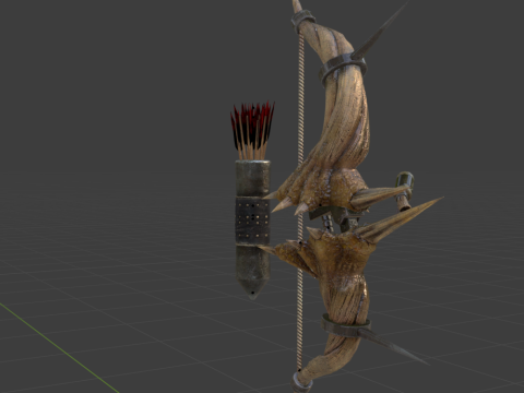 Diablos CoilBender - Monster Hunter World Modelo 3D