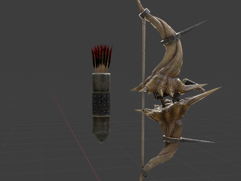 Diablos CoilBender - Monster Hunter World Modelo 3D