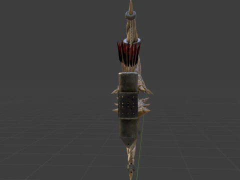Diablos CoilBender - Monster Hunter World 3D Model