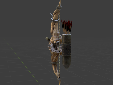 Diablos CoilBender - Monster Hunter World Modelo 3D