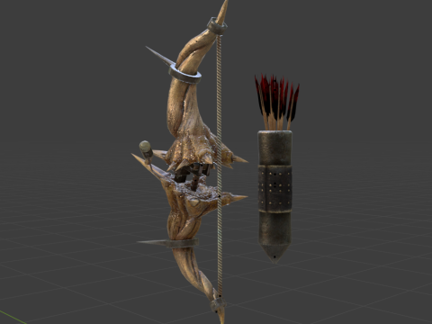 Diablos CoilBender - Monster Hunter World Modelo 3D