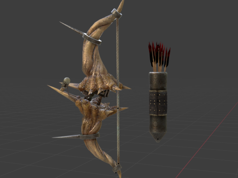Diablos CoilBender - Monster Hunter World Modelo 3D