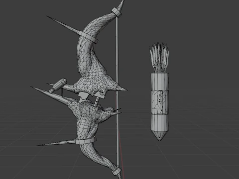 Diablos CoilBender - Monster Hunter World 3D Model