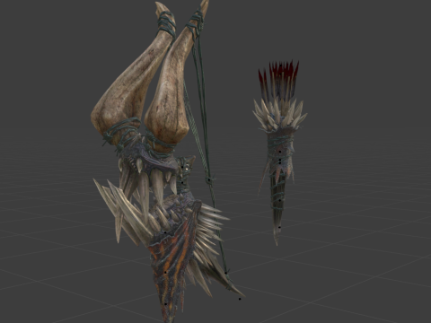 Dooms Shaft - Monster Hunter World 3D Model