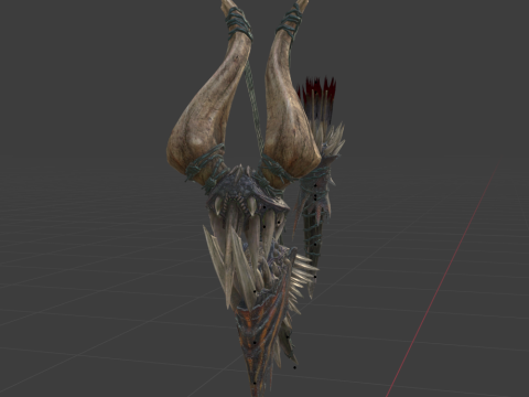 Dooms Shaft - Monster Hunter World 3D Model