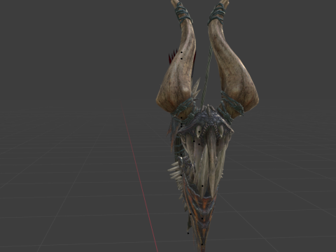 Dooms Shaft - Monster Hunter World 3D Model