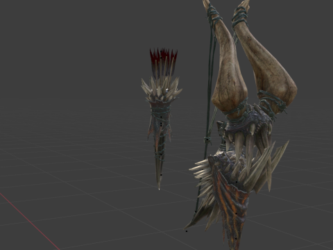 Dooms Shaft - Monster Hunter World 3D Model