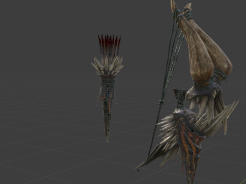 Dooms Shaft - Monster Hunter World 3D Model