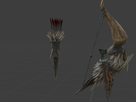 Dooms Shaft - Monster Hunter World 3D Model