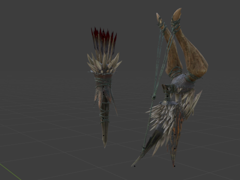 Dooms Shaft - Monster Hunter World 3D Model