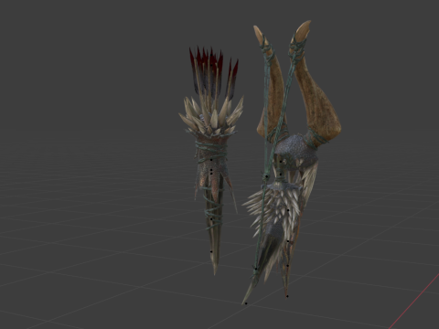 Dooms Shaft - Monster Hunter World 3D Model