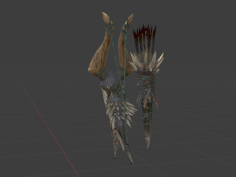 Dooms Shaft - Monster Hunter World 3D Model