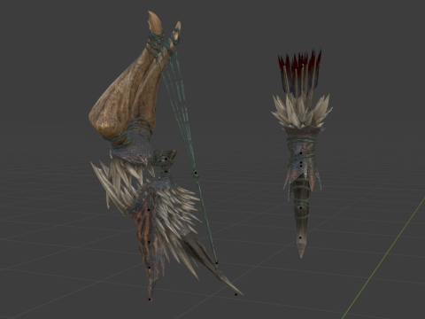 Dooms Shaft - Monster Hunter World 3D Model