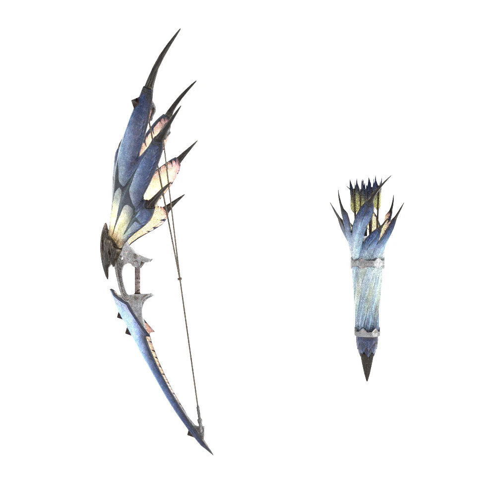 Snowfletcher - Monster Hunter World 3D Model .c4d .max .obj .3ds .fbx .stl .blend 