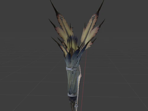 Snowfletcher - Monster Hunter World 3D Model