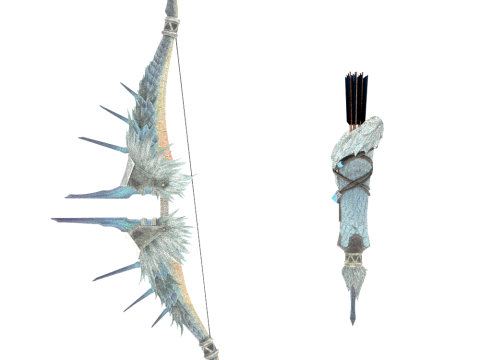 Snowfletcher - Monster Hunter World Modèle 3D
