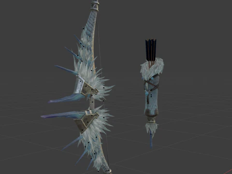 Snowfletcher - Monster Hunter World 3D Model