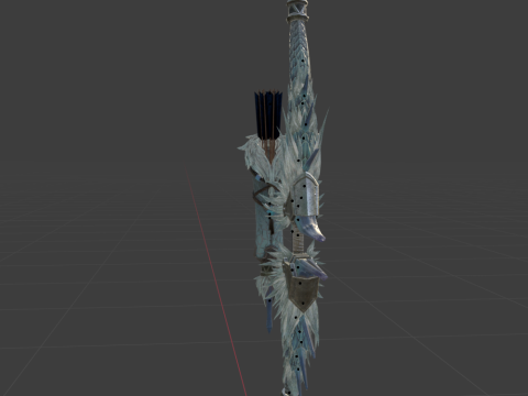 Snowfletcher - Monster Hunter World 3D मॉडल