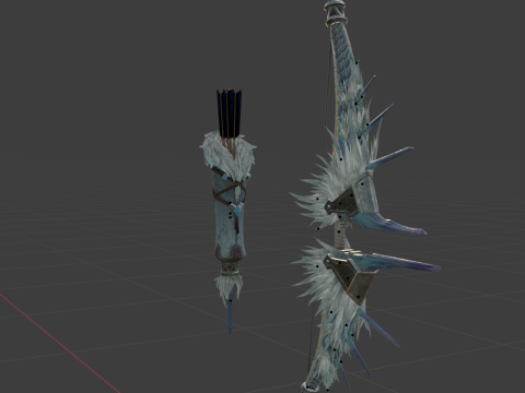 Snowfletcher - Monster Hunter World 3D मॉडल