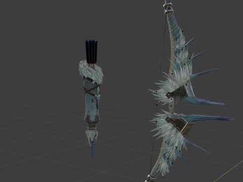 Snowfletcher - Monster Hunter World 3D मॉडल
