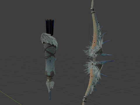 Snowfletcher - Monster Hunter World 3D मॉडल
