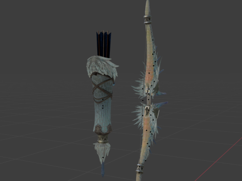 Snowfletcher - Monster Hunter World 3D मॉडल