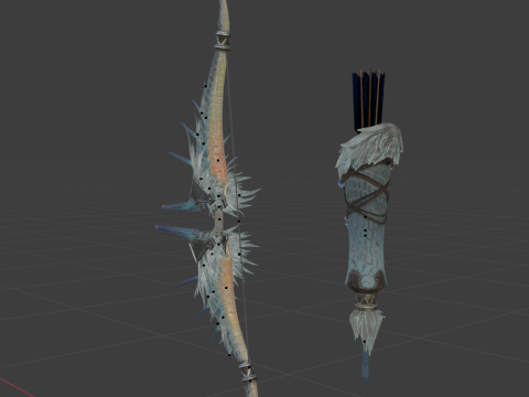 Snowfletcher - Monster Hunter World 3D मॉडल