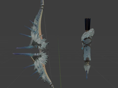 Snowfletcher - Monster Hunter World 3D Model