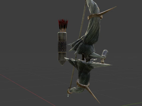 गैलेबेंडर - मॉन्स्टर हंटर वर्ल्ड 3D मॉडल