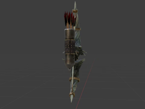 गैलेबेंडर - मॉन्स्टर हंटर वर्ल्ड 3D मॉडल