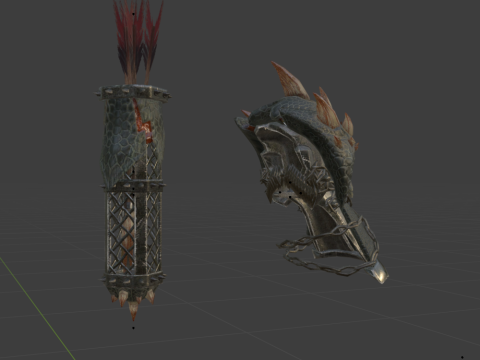 Insurgents Bow - Monster Hunter World 3D Model