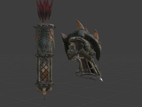 Insurgents Bow - Monster Hunter World 3D Model