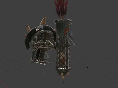 Insurgents Bow - Monster Hunter World 3D Model