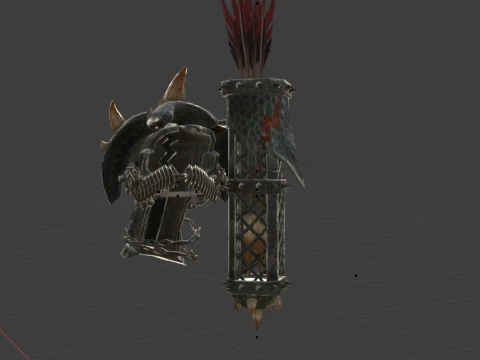 Insurgents Bow - Monster Hunter World 3D Model