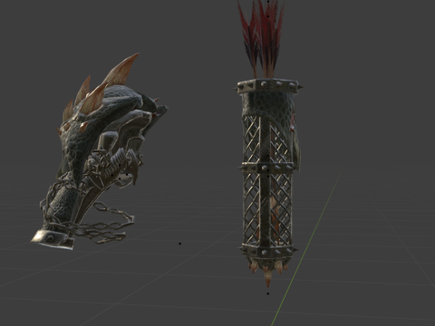 Insurgents Bow - Monster Hunter World 3D Model